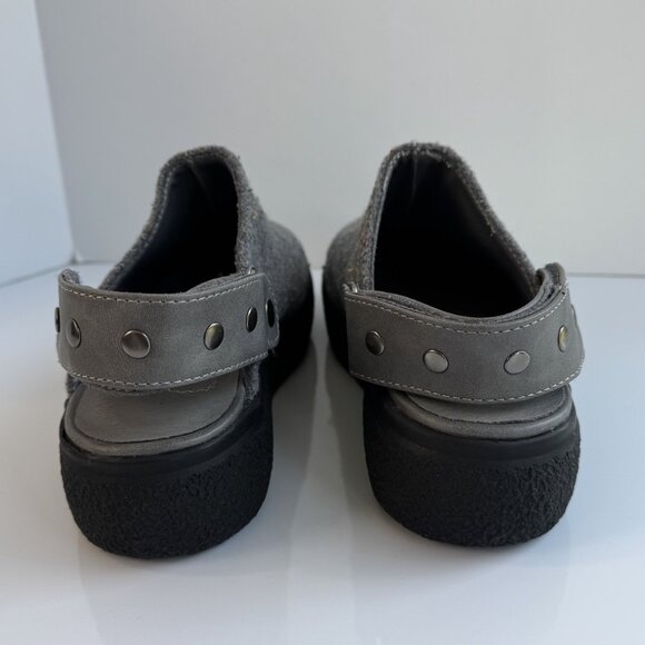 Rocket Dog Adore Flatform Clog Mule Gray Felted Wool Womens 7 - Picture 4 of 11